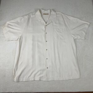 Tommy Bahama XXL Solid Tropic Isle Silk Continental Button Down Short Sleeve